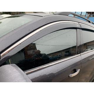 Déflecteurs de vitres avec moulure chromée (4 pcs, Niken) Chevrolet Captiva 2006-2019 photo 2