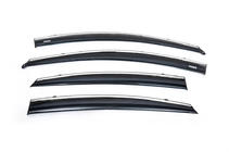 Hyundai Accent 2011-2017 Déflecteurs de Vitres avec Moulure Chromée SD (4 pcs, Niken) photo 4