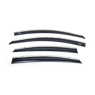 Déflecteurs de Vitres avec Moulure Chromée SD (4 pcs, Niken) photo 4