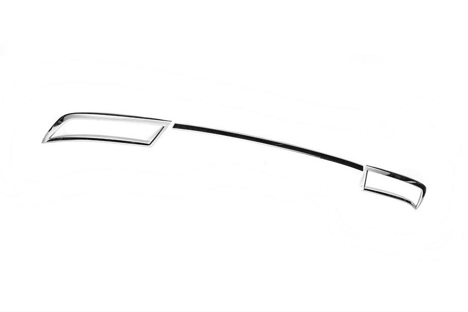 Skoda Octavia III A7 2013-2019 Entourage de diffuseur arrière (2013-2017, acier inoxydable) OmsaLine - Inox Italien Photo 4