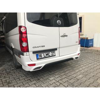 Cache pare-chocs arrière V2 (apprêté pour peinture) Mercedes Sprinter W906 2006–2018 photo 1