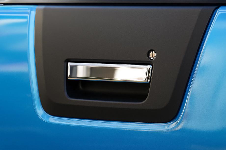 Nissan Navara 2006-2015 Cache Poignée de Coffre Inox OmsaLine - Inox Italien Image