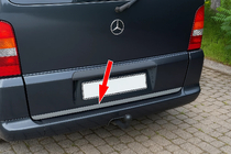 Mercedes Vito W638 1996-2003 Baguette de coffre inox photo 1