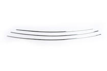 Peugeot 407 2004-2011 Couvre-Calandre Chromés (3 pcs, Acier Inoxydable) OmsaLine - Inox Italien photo 3