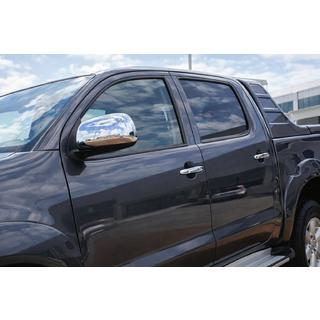 Couvre-Rétroviseurs (2 pcs, Acier Inoxydable) Toyota Hilux 2006-2015 photo 1