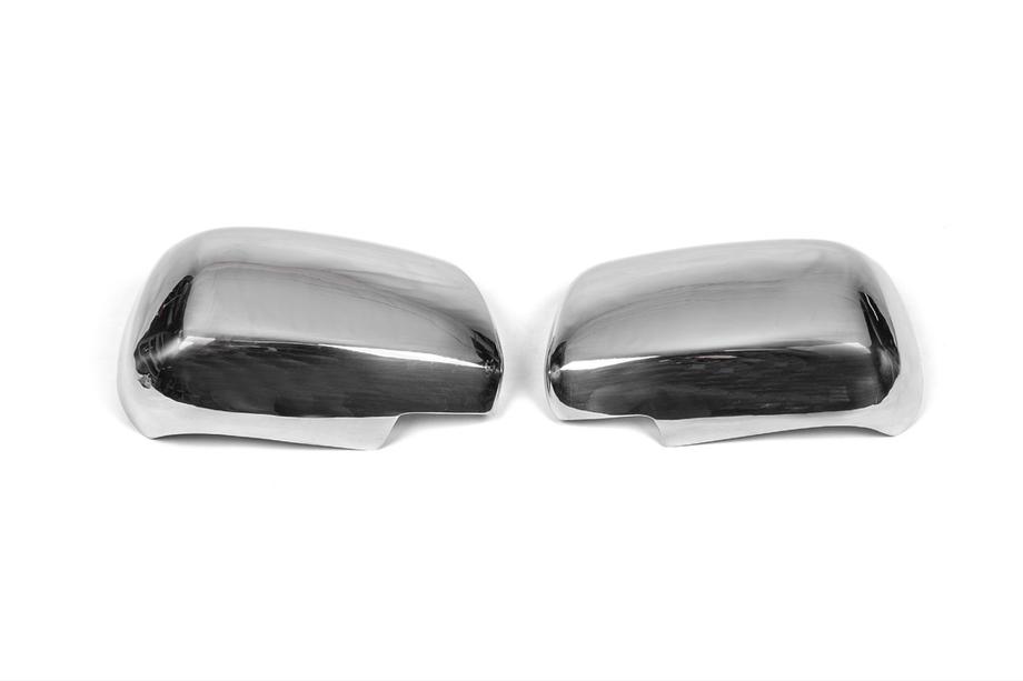 Toyota Hilux 2006-2015 Couvre-Rétroviseurs (2 pcs, Acier Inoxydable) Photo 2