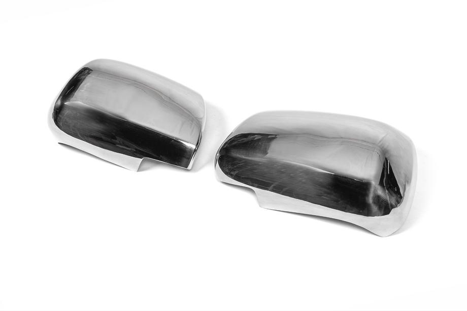 Toyota Hilux 2006-2015 Couvre-Rétroviseurs (2 pcs, Acier Inoxydable) Photo 3