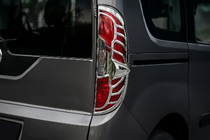 Fiat Doblo II 2010-2022 Couvre-feux arrière chromés (2015↗, 2 pcs, plastique) photo 1