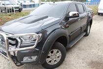 Ford Ranger 2011–2022 Moulures de porte OmsaLine (4 pcs, ABS) photo 3