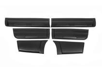Toyota Hilux 2015- Moulures de porte Meliset (6 pcs, ABS) photo 1