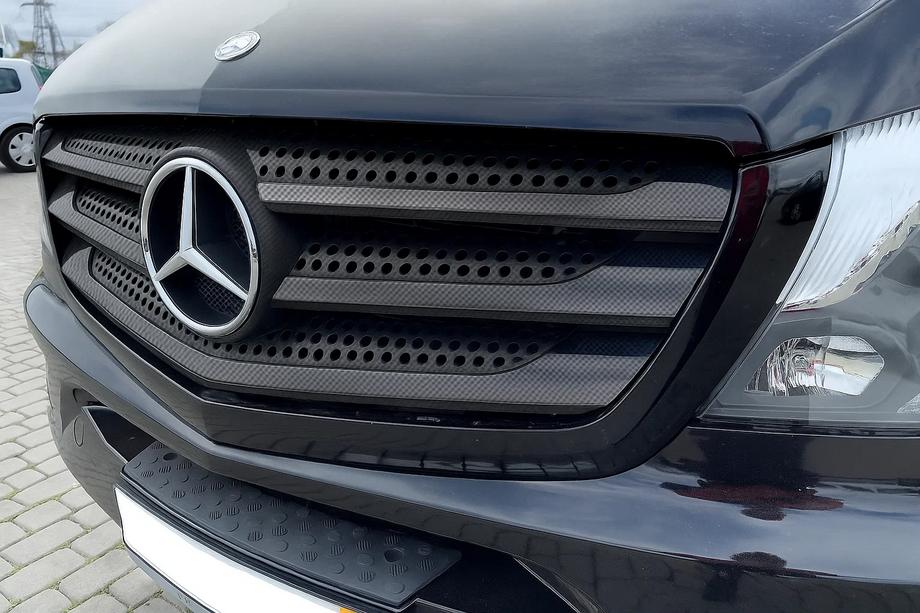 Mercedes Vito/V-class W447 2014- Couvre-calandre (6 pcs, carbone) Photo 4