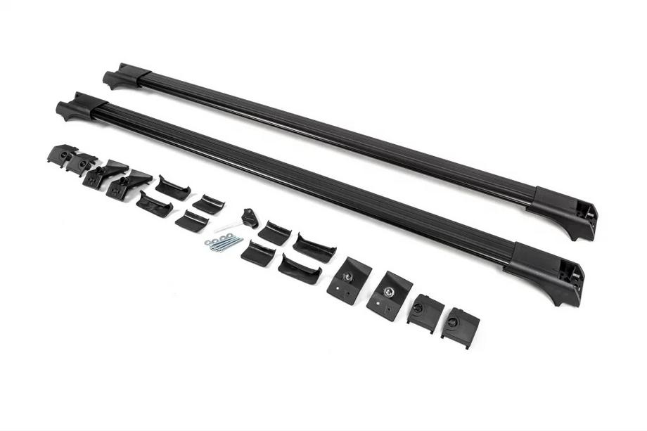 Land Rover Discovery II 1998-2004 Barres de toit pour barres longitudinales sans serrure (2 pcs) Noir Photo 8