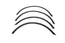 Audi A4 B7 2004-2008 Extensions d'ailes (4 pcs, noires, plastique ABS) photo 1
