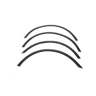 Extensions d'ailes (4 pcs, noires, plastique ABS)
