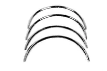 Audi A4 B6 2000-2004 Extensions d'ailes (4 pcs, inox) photo 2