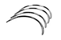 Audi A4 B6 2000-2004 Extensions d'ailes (4 pcs, inox) photo 3