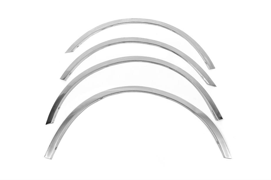 Audi A4 B7 2004-2008 Extensions d'ailes (4 pcs, inox) Image