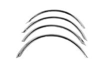 Audi A6 C4 1994–1997 Extensions d'ailes (4 pcs, inox) photo 2