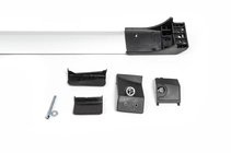Nissan Qashqai 2007-2010 Barres de toit pour barres longitudinales sans serrure Flybar V1 (2 pcs) photo 6