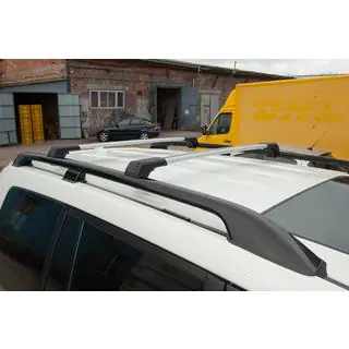 Barres de toit pour barres longitudinales sans serrure (2 pcs) photo 1