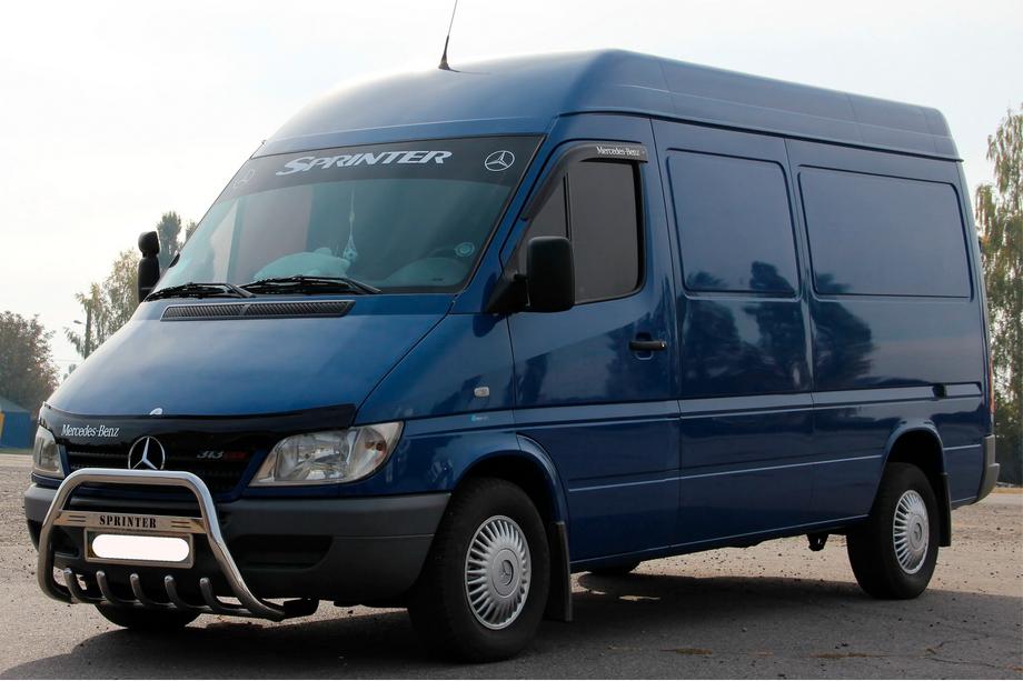 Mercedes Sprinter W901/902/903/904/905 1995–2006 Pare-buffle WT004 (Inox) 2000-2006 Photo 2