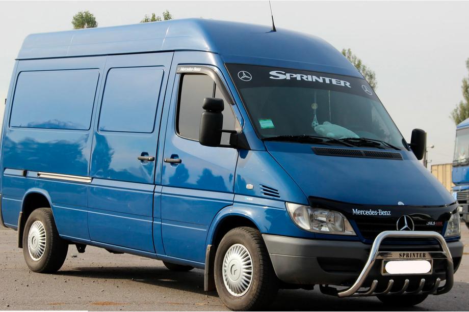 Mercedes Sprinter W901/902/903/904/905 1995–2006 Pare-buffle WT004 (Inox) 2000-2006 Photo 4