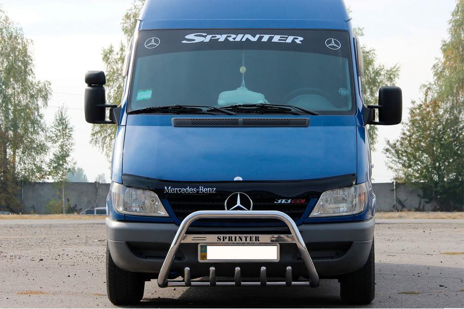Mercedes Sprinter W901/902/903/904/905 1995–2006 Pare-buffle WT004 (Inox) 2000-2006 Photo 1