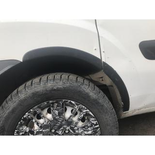 Extensions d'ailes (4 pcs, noires) Fiat Doblo I 2001-2005 photo 2