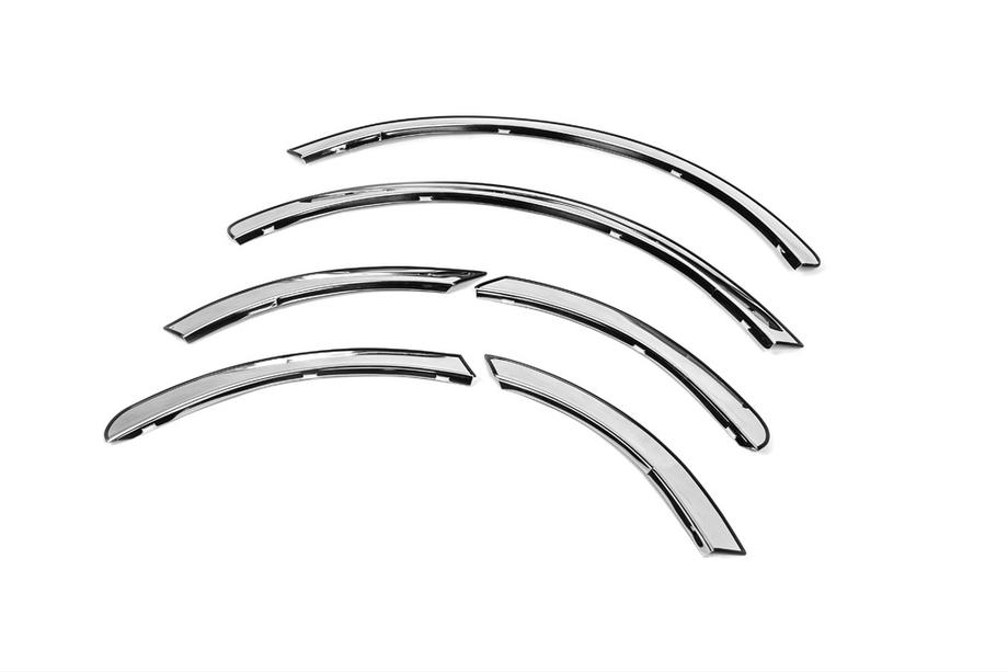 Fiat Doblo I 2005-2010 Extensions d'ailes (4 pcs, inox) Photo 3