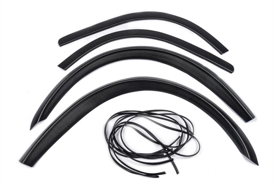 Mercedes Vito W638 1996-2003 Extensions d'ailes (4 pcs, noires) Plastique ABS Photo 6