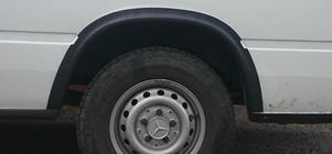 Mercedes Sprinter W901/902/903/904/905 1995–2006 Extensions d'ailes (6 pcs, noires) photo 3