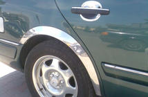 Mercedes E-class W210 1995-2002 Extensions d'ailes (4 pcs, inox) photo 3