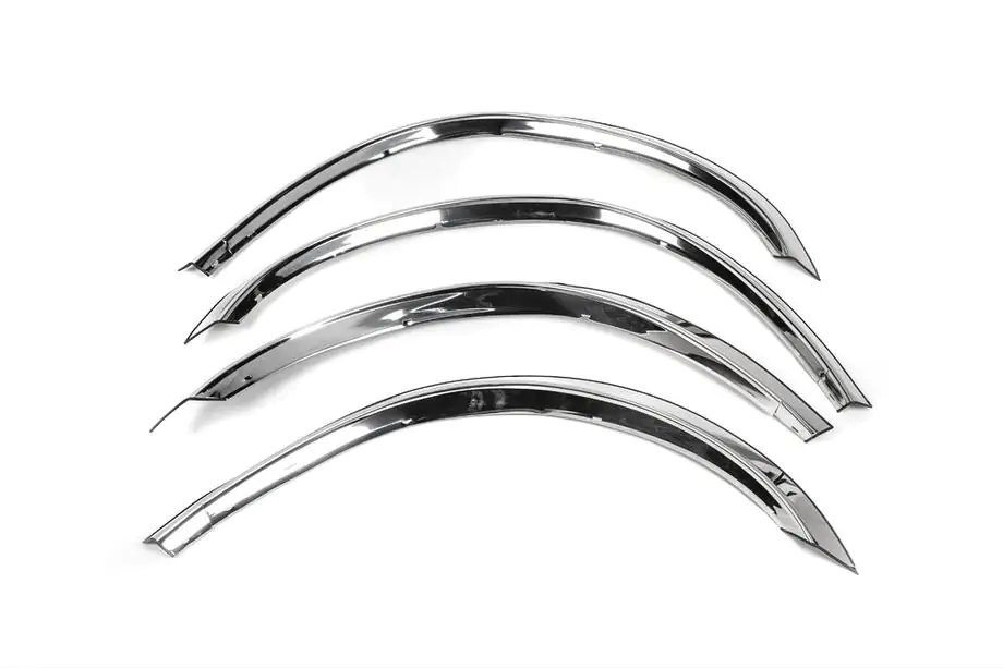 Mercedes ML W163 1997-2005 Extensions d'ailes (4 pcs, inox) Photo 2