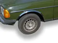 Mercedes W123 1975-1986 Extensions d'ailes (4 pcs, inox) photo 1