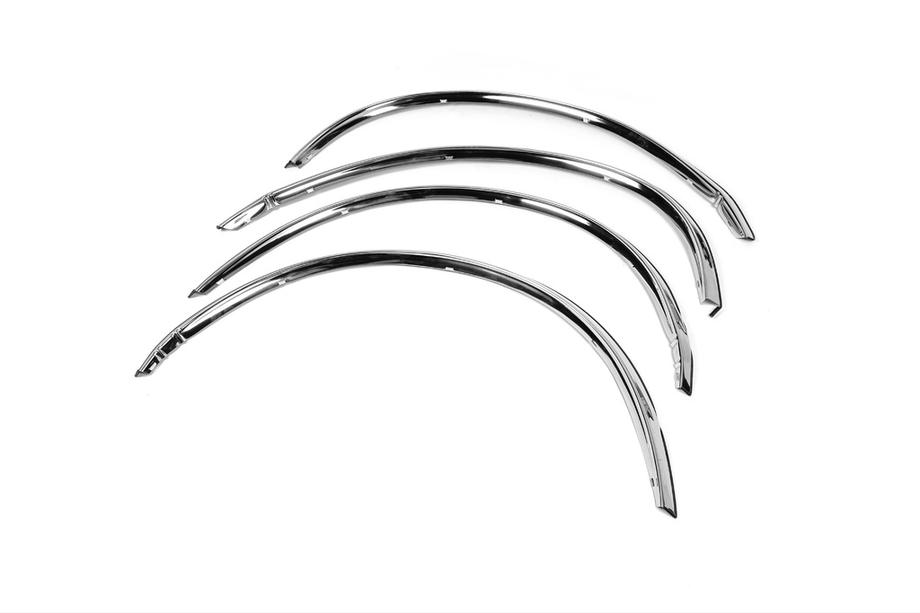 Mercedes W123 1975-1986 Extensions d'ailes (4 pcs, inox) Photo 2
