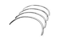 Nissan Micra K12 2003-2010 Extensions d'ailes (4 pcs, inox) photo 1