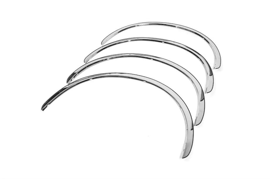 Nissan Micra K12 2003-2010 Extensions d'ailes (4 pcs, inox) Image