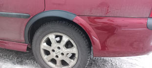 Opel Vectra B 1995-2002 Extensions d'ailes (4 pcs, noires) photo 4