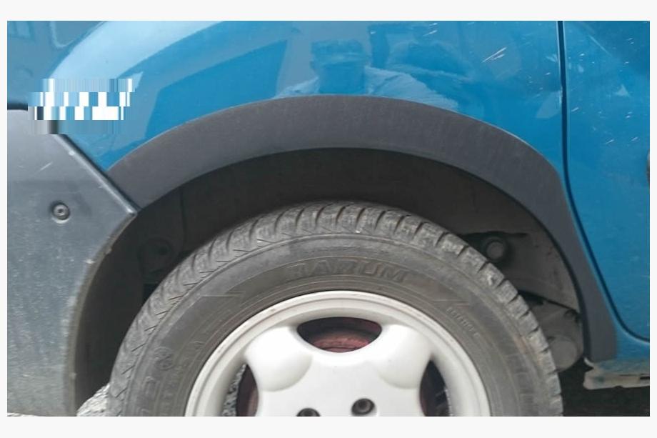 Renault Kangoo 1998-2008 Extensions d'ailes (4 pcs, noires) Photo 2