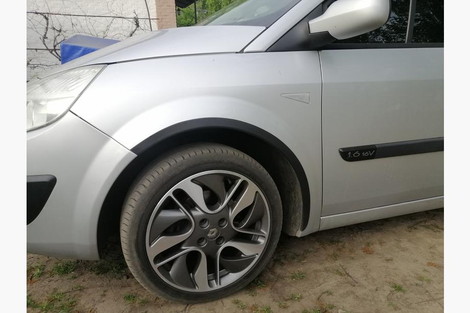 Renault Scenic/Grand 2003-2009 Extensions d'ailes (4 pcs, noires) Image