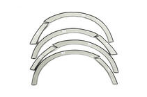 Volvo XC60 2009-2017 Extensions d'ailes (2009-2013, 4 pcs, noir) photo 6