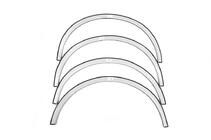 Volkswagen Jetta 2006-2011 Extensions d'ailes (4 pcs, noires) photo 5