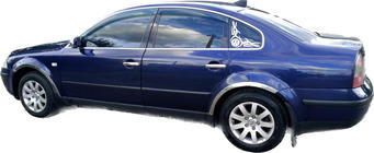 Volkswagen Passat B5 1997-2005 Extensions d'ailes (4 pcs, inox) Break, 2000-2005 photo 3