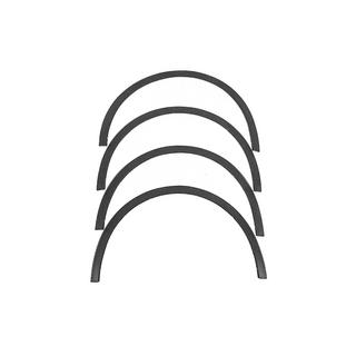 Extensions d'ailes (4 pcs, noires) photo 2