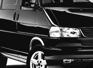Volkswagen T4 Caravelle/Multivan 1990–2003 Extensions d'ailes (4 pcs, inox) photo 3
