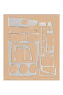 Kia Cerato 1 2004-2009 Habillage de tableau de bord 2004-2006 (Sedan) Aluminium photo 3