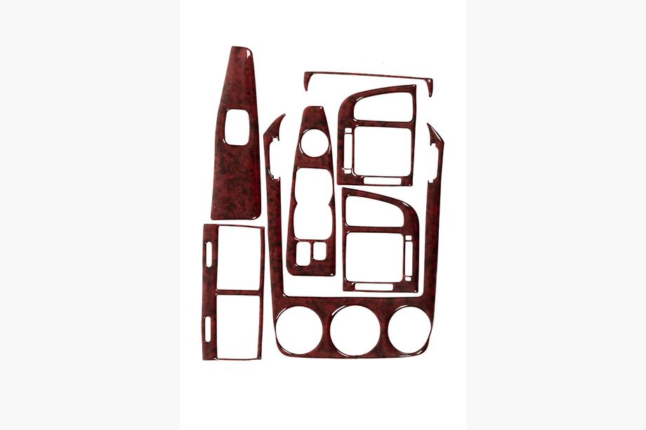 Kia Cerato 1 2004-2009 Habillage de tableau de bord 2004-2006 (HB) Aluminium Image