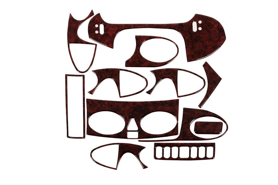 Mercedes A-class W168 1997-2004 Couvre tableau de bord (1997-2001) Carbone Image