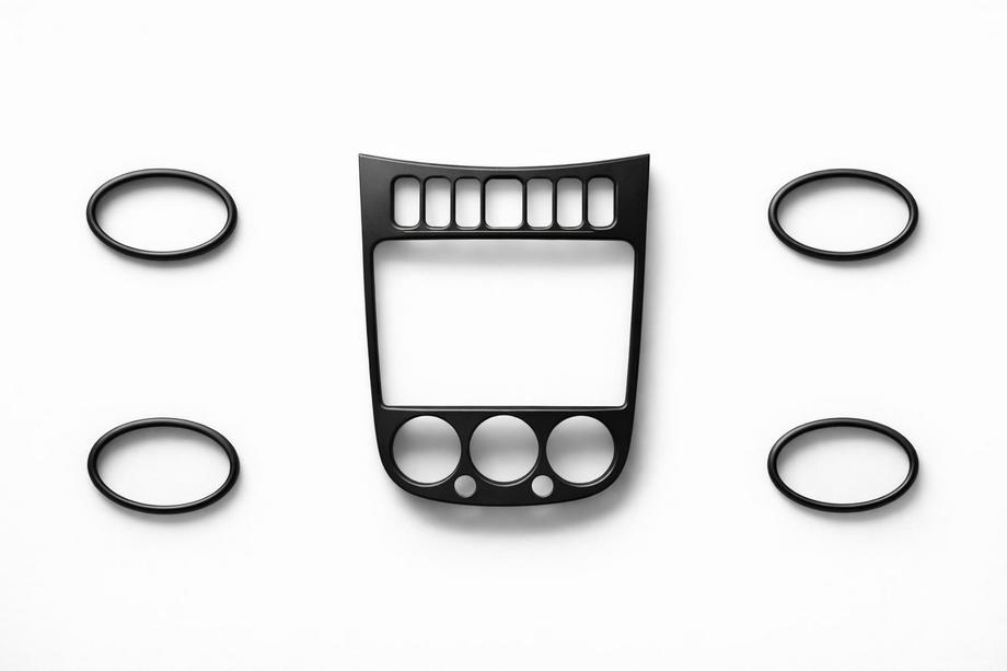 Mercedes A-class W168 1997-2004 Couvre tableau de bord (2001-2004) Aluminium Image