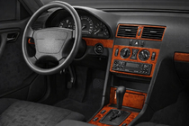 Mercedes C-class W202 1993-2001 Couvre tableau de bord (1995-1997) Aluminium photo 1